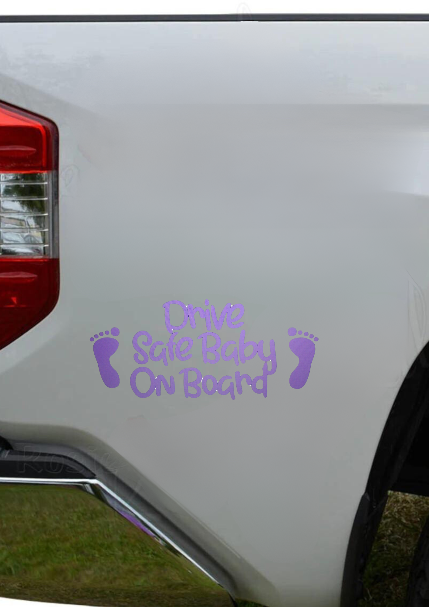 Drive Safe Baby On Board  - Vehicle Decal (24.49X11.43cm)