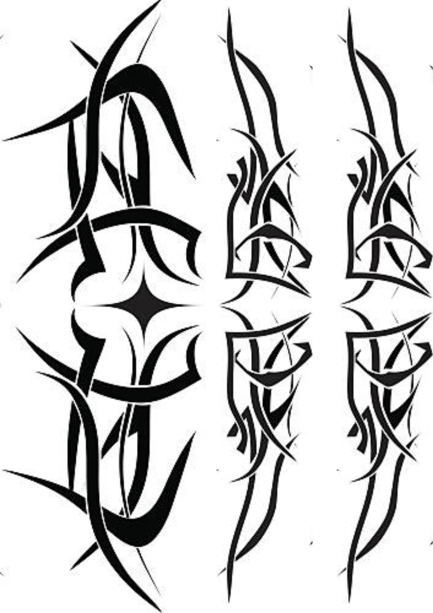 Waistline Tattoos Tribal