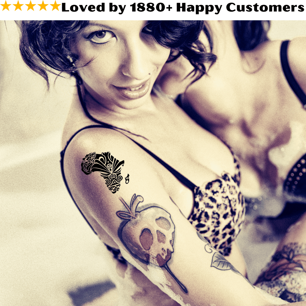 Africa Map Tattoo on Arm - TeMaRo™