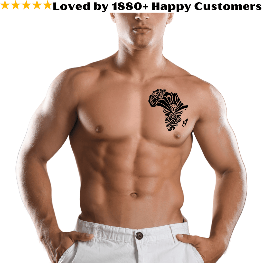 Africa Map Tattoo on Arm - TeMaRo™