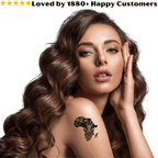 Africa Map Tattoo on Arm - TeMaRo™