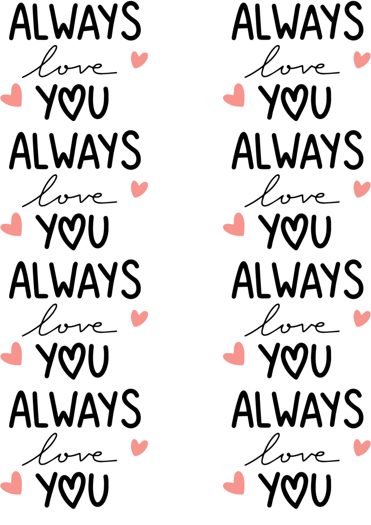 Always love you tattoos for females - TeMaRo™