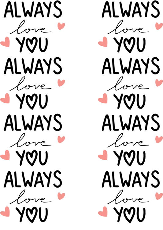 Always love you tattoos for females - TeMaRo™