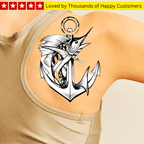 Anchor Tattoo for Man - TeMaRo™