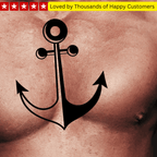Anchor Tattoo for Man - TeMaRo™