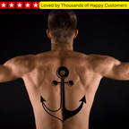 Anchor Tattoo for Man - TeMaRo™