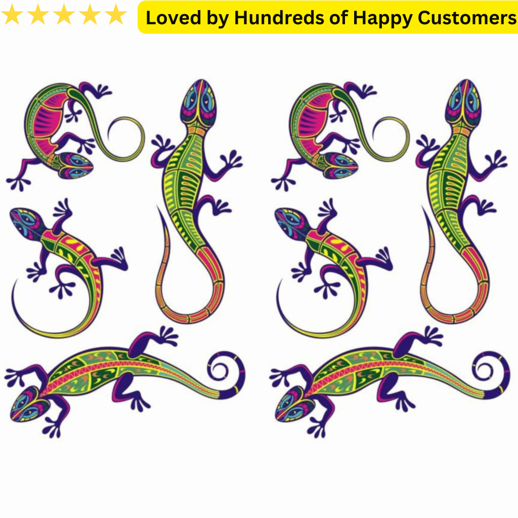 Arm Tattoos for Women - Lizards Sheet - TeMaRo™