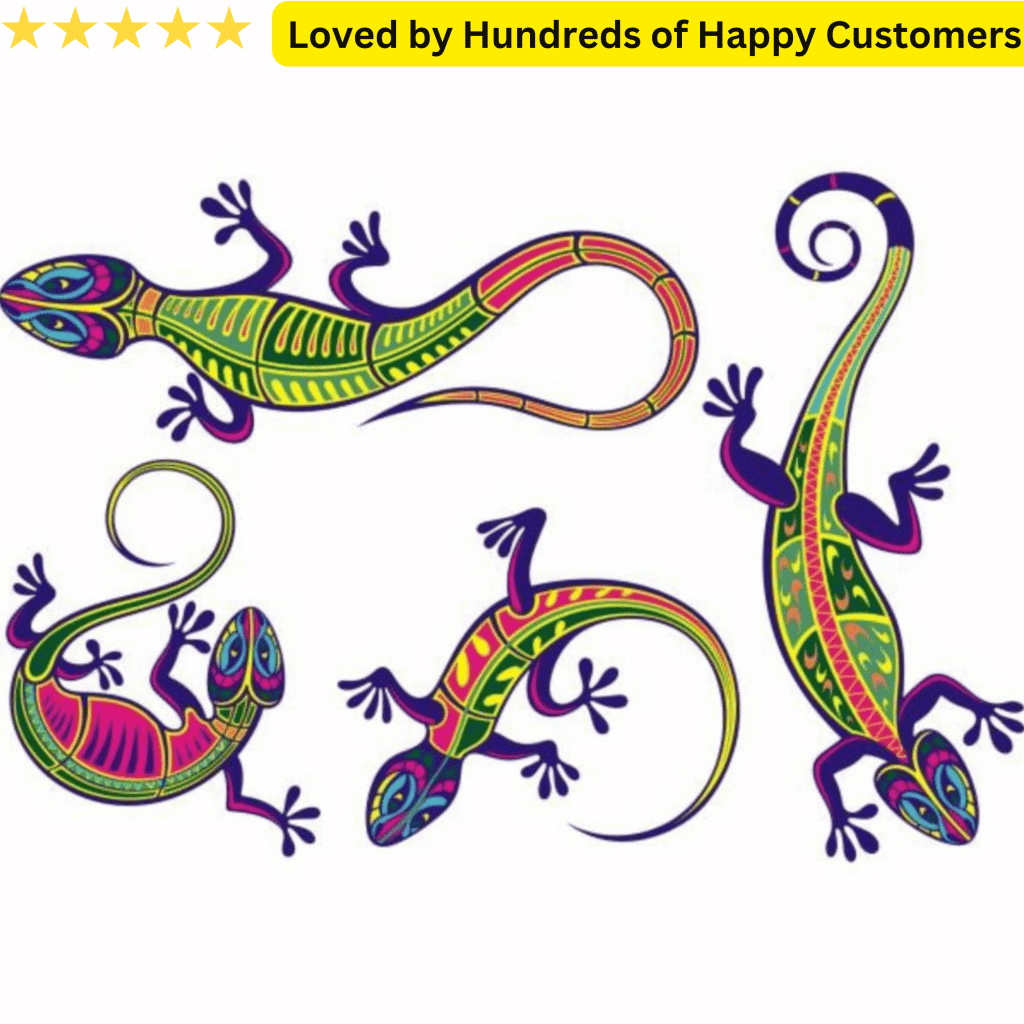 Arm Tattoos for Women - Lizards Sheet - TeMaRo™