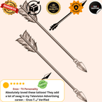 Arrow With Feather Tattoo - TeMaRo™