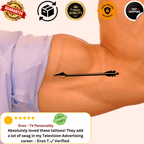 Arrow With Feather Tattoo - TeMaRo™