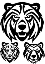 Best Bear Tribal Tattoo Designs - TeMaRo™