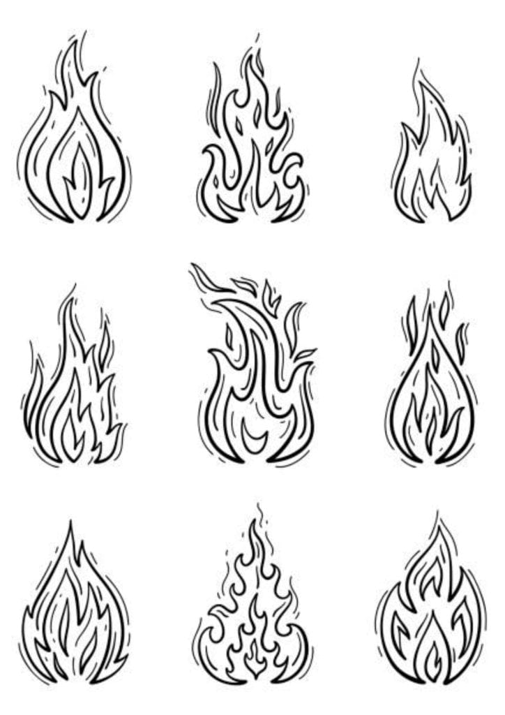 Best Tattoos for Ladies - Flames - TeMaRo™