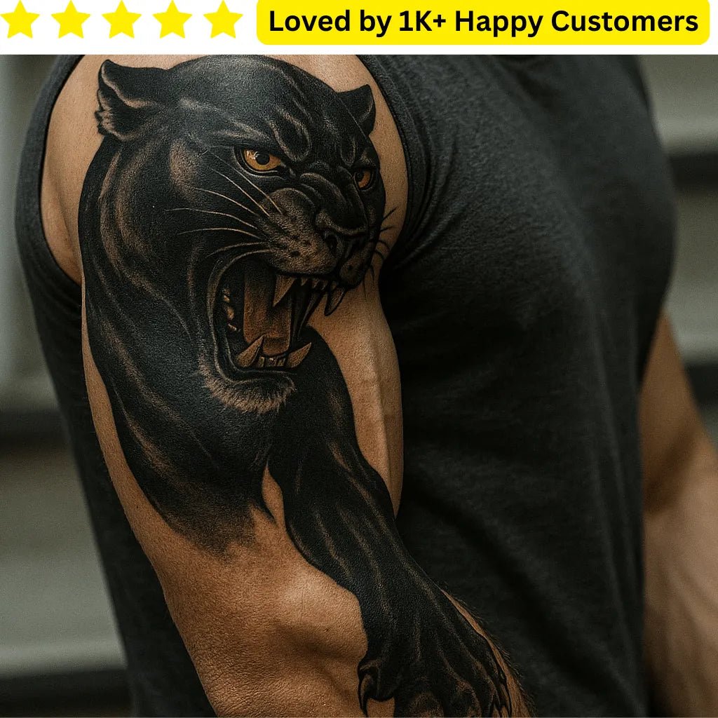 Black Panther Tattoo | Custom Artwork You Can Wear - TeMaRo™ 🇿🇦