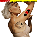 Bold Card Tattoo Stickers - TeMaRo™