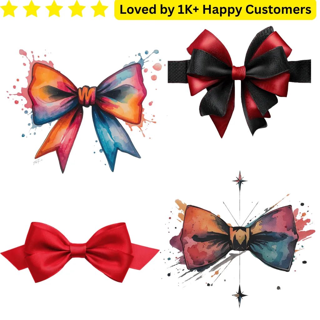 Bow Tie Tattoos | Custom Artwork You Wear - TeMaRo™ 🇿🇦