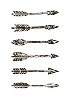 Calf Tattoos for Men - Arrows Pack - TeMaRo™