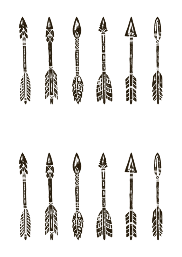 Calf Tattoos for Men - Arrows Pack - TeMaRo™