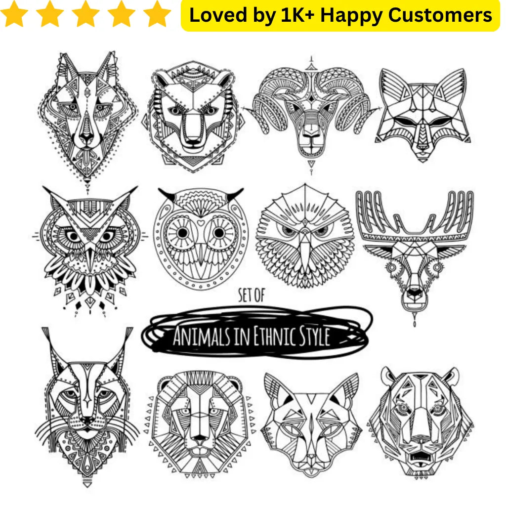 Calf Tattoos for Women - Cute Animals Pack - TeMaRo™