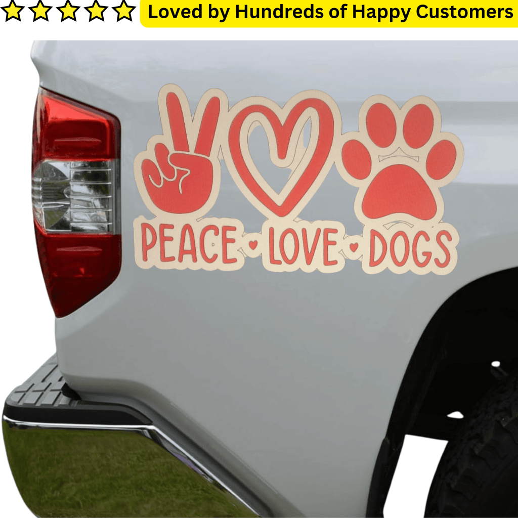 Car Decals Dogs (24.52x12.7cm) - TeMaRo™