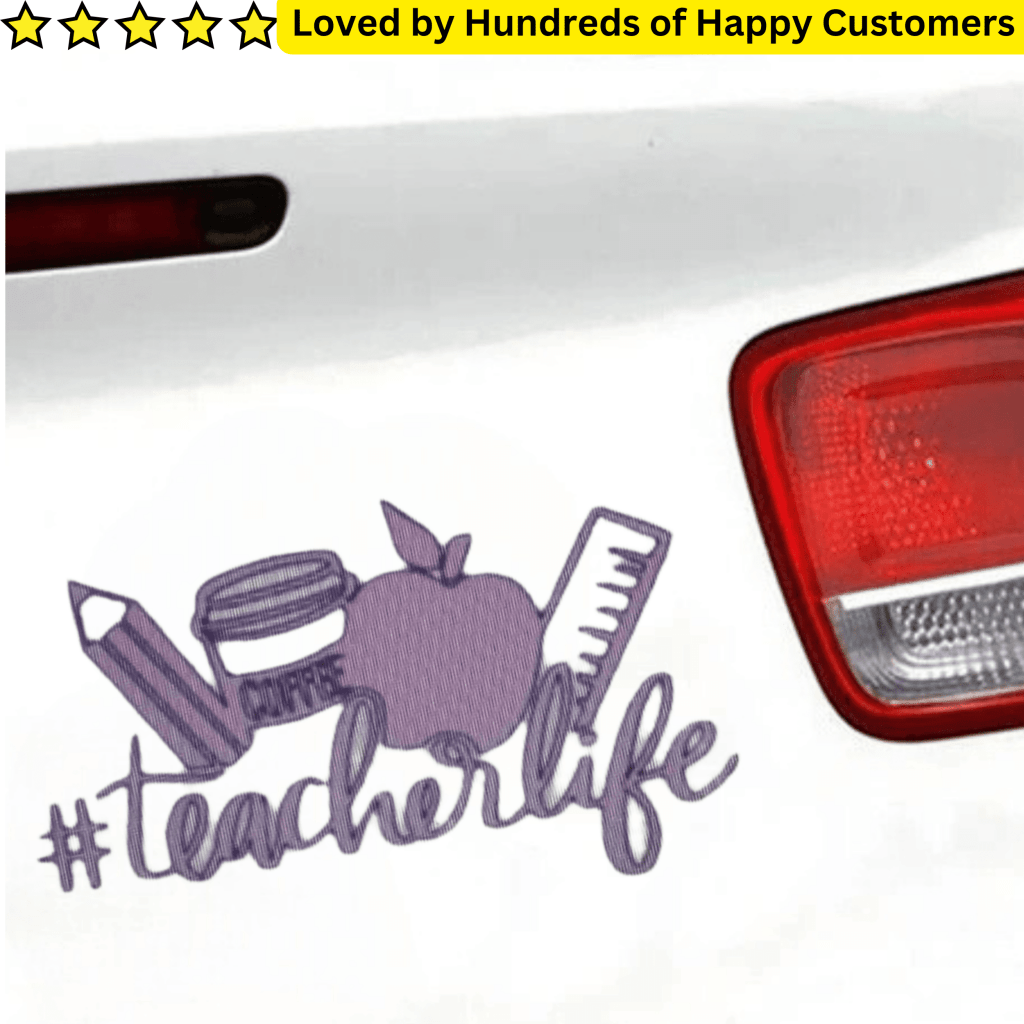 Car Stickers Cape Town - Teacher Life Decal - TeMaRo™