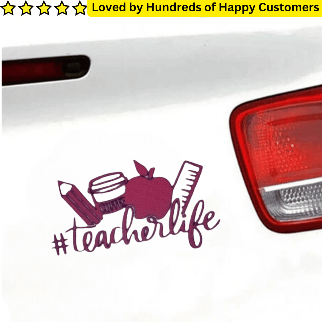 Car Stickers Cape Town - Teacher Life Decal - TeMaRo™
