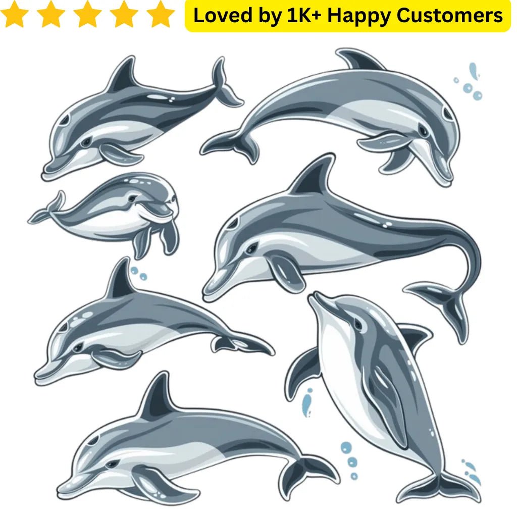 Chest Tattoo Design for Women - Dolphins - TeMaRo™
