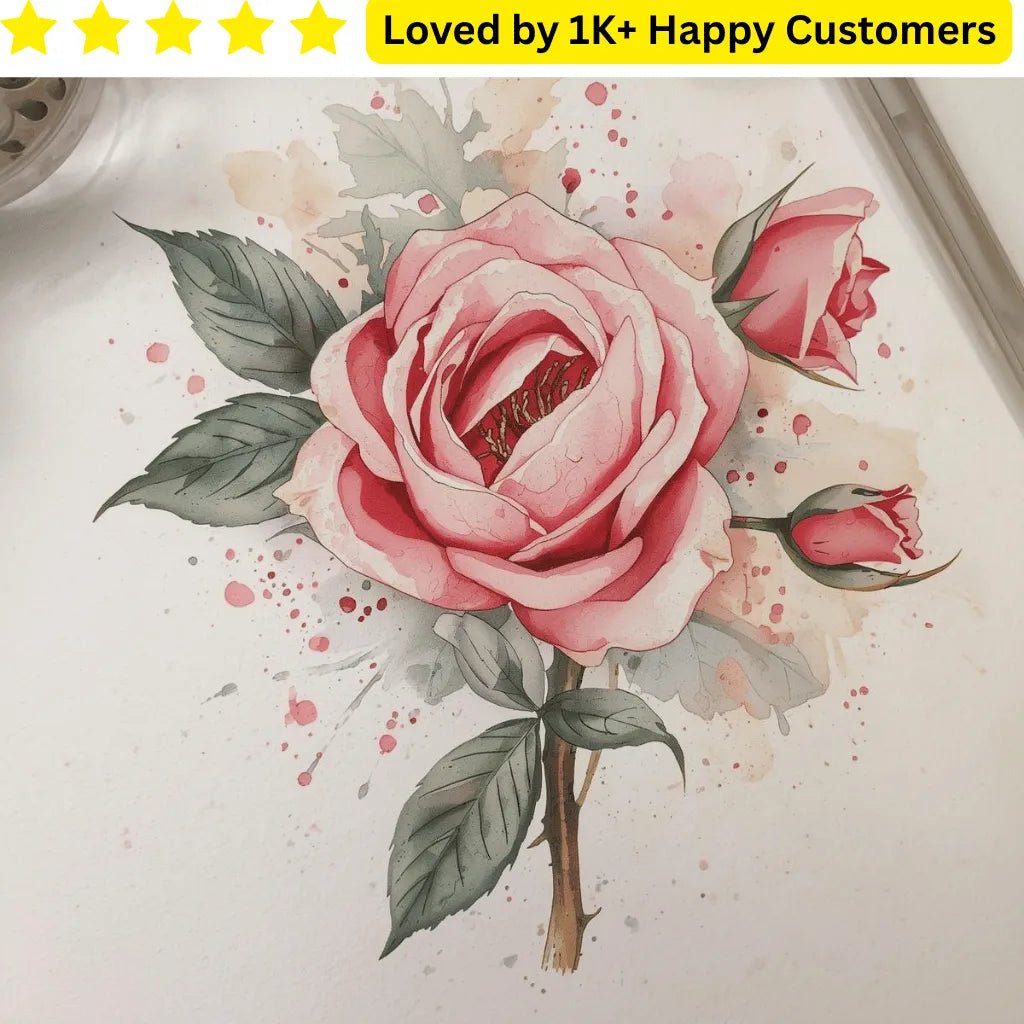 Chest Tattoos Rose – Temporary Custom Artwork - TeMaRo™ 🇿🇦