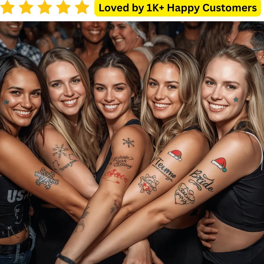 Christmas Tattoos – Custom, Temporary & Festive 🎄 - TeMaRo™