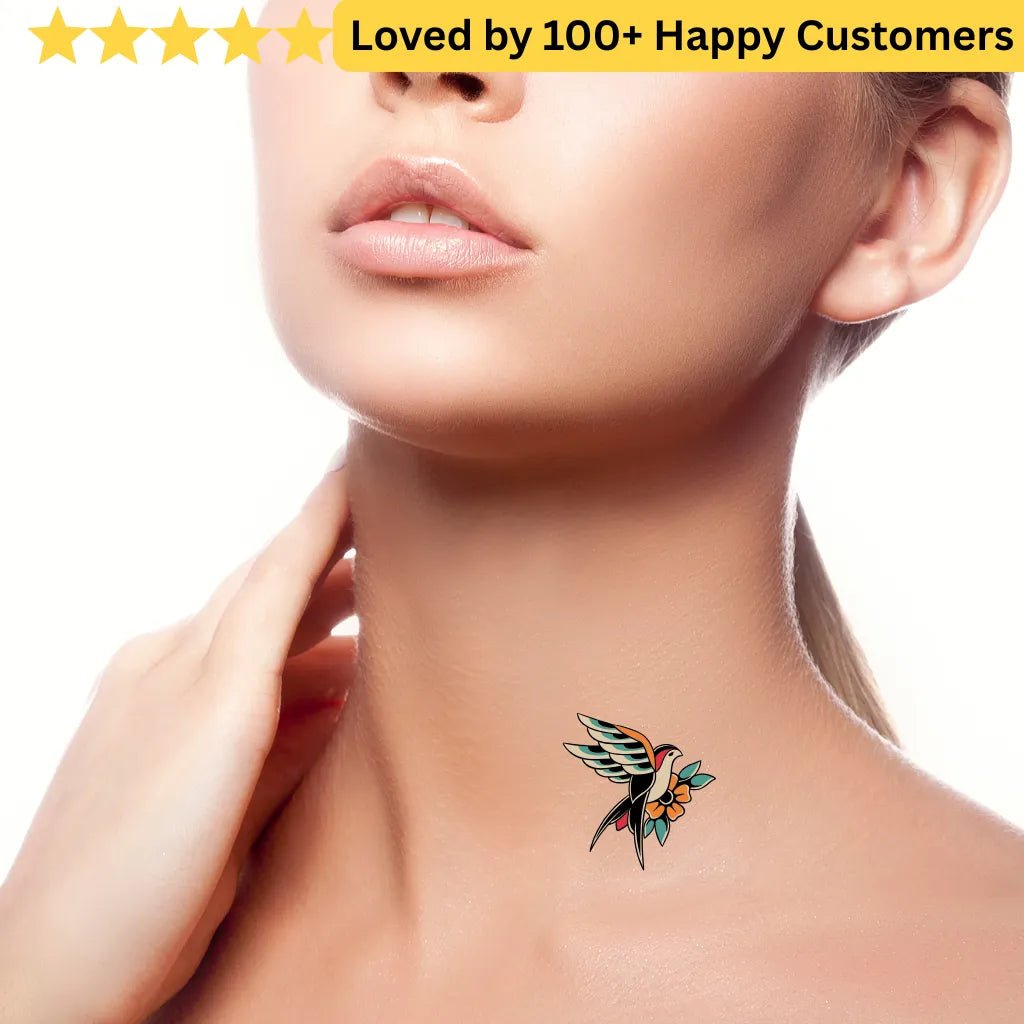 Confident Style with TeMaRo Tattoos Women Chest - TeMaRo™