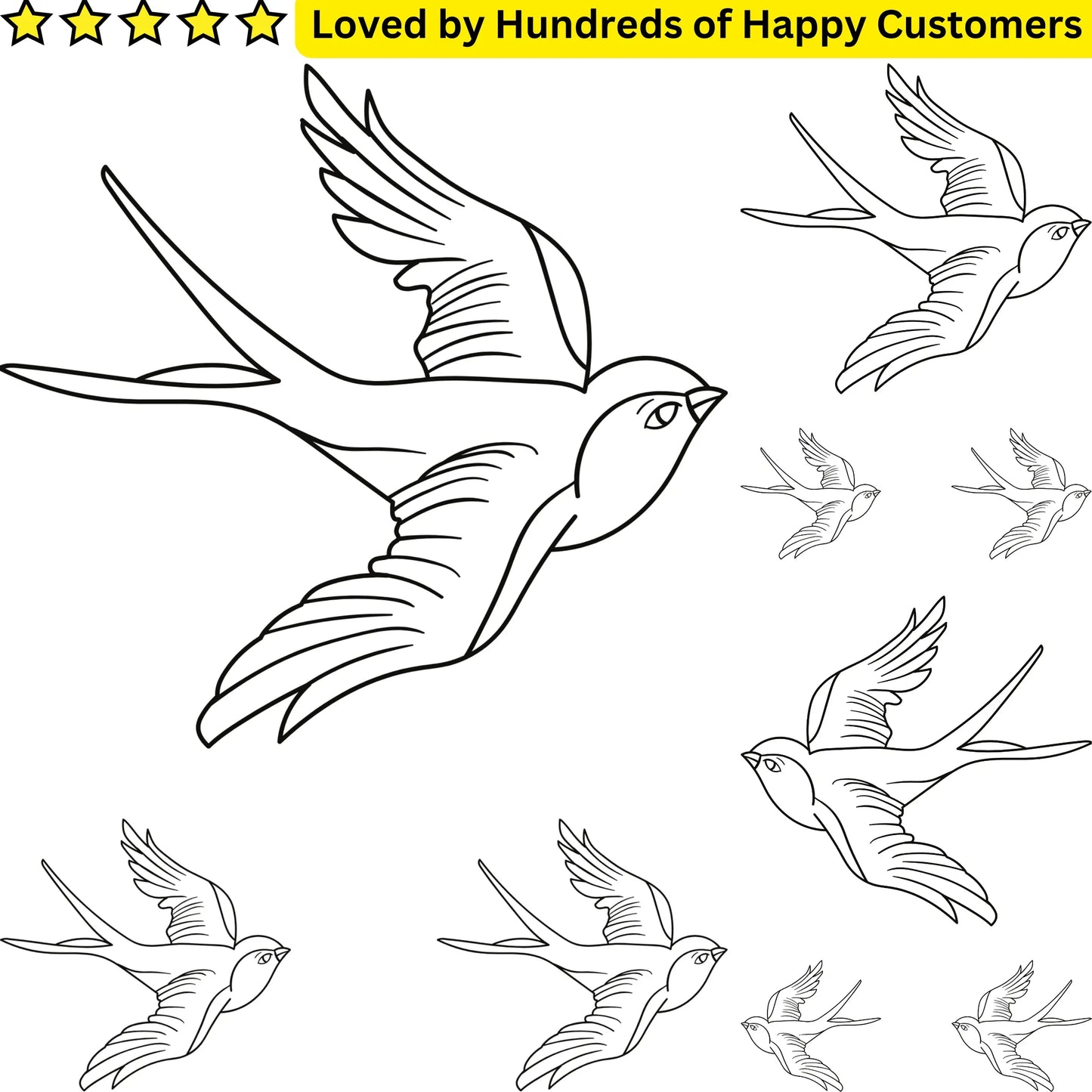 Sparrow Tattoos Temporary - Durable, Stunning, Easy