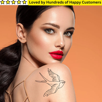 Sparrow Tattoos Temporary - Durable, Stunning, Easy