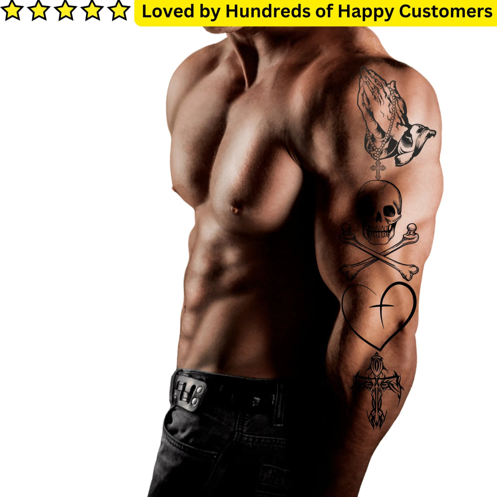 Cross Tattoo: Bold Faith, No Commitment - TeMaRo™