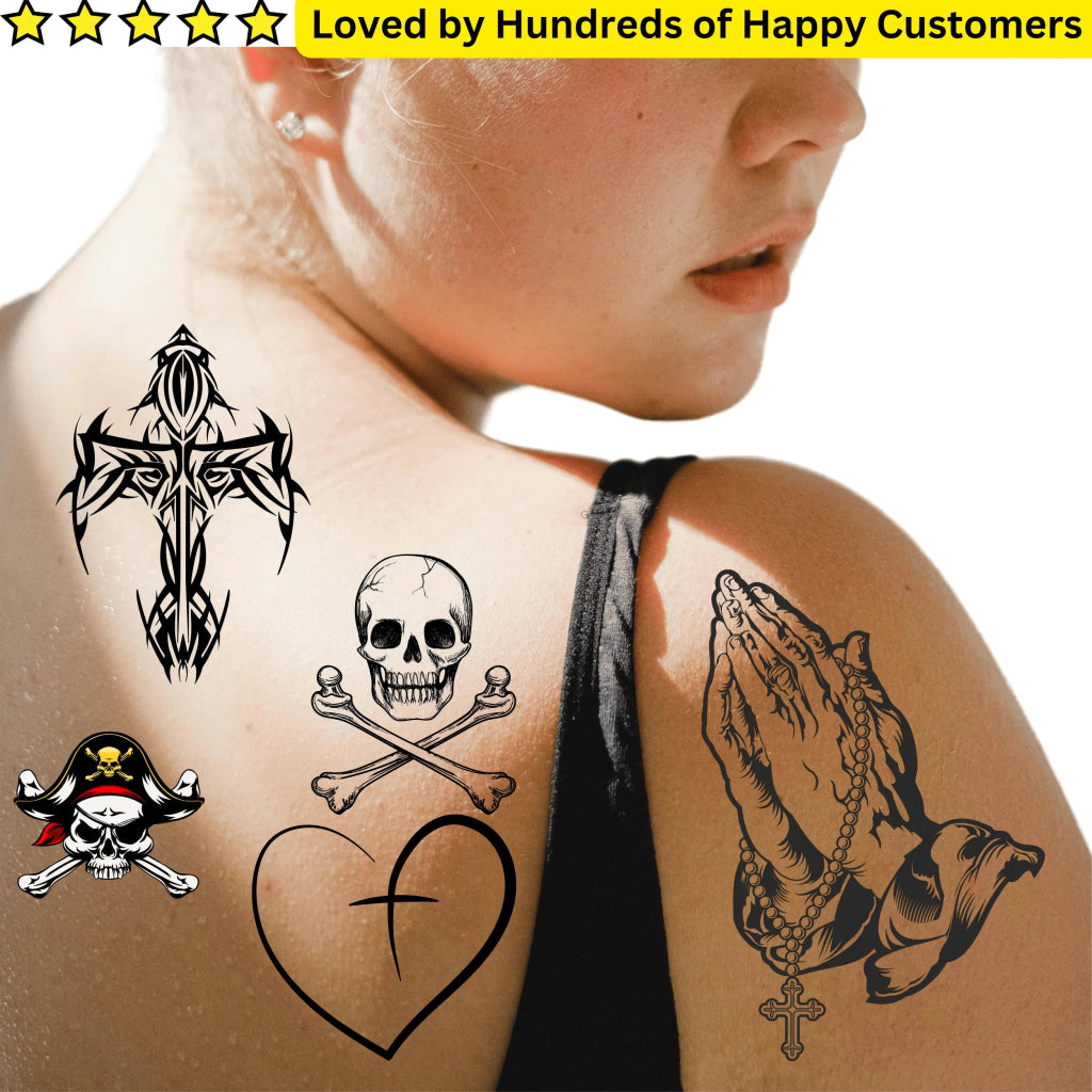 Cross Tattoo: Bold Faith, No Commitment - TeMaRo™