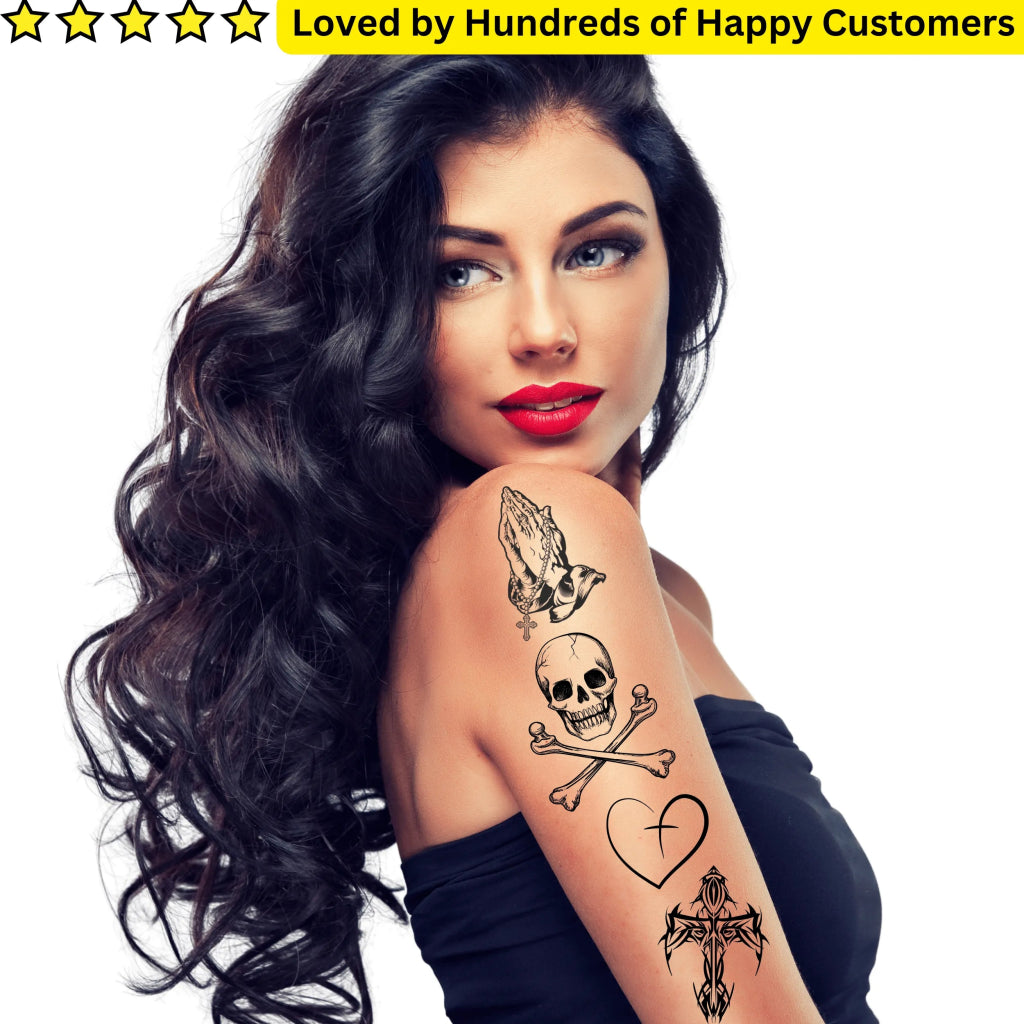 Cross Tattoo: Bold Faith, No Commitment - TeMaRo™