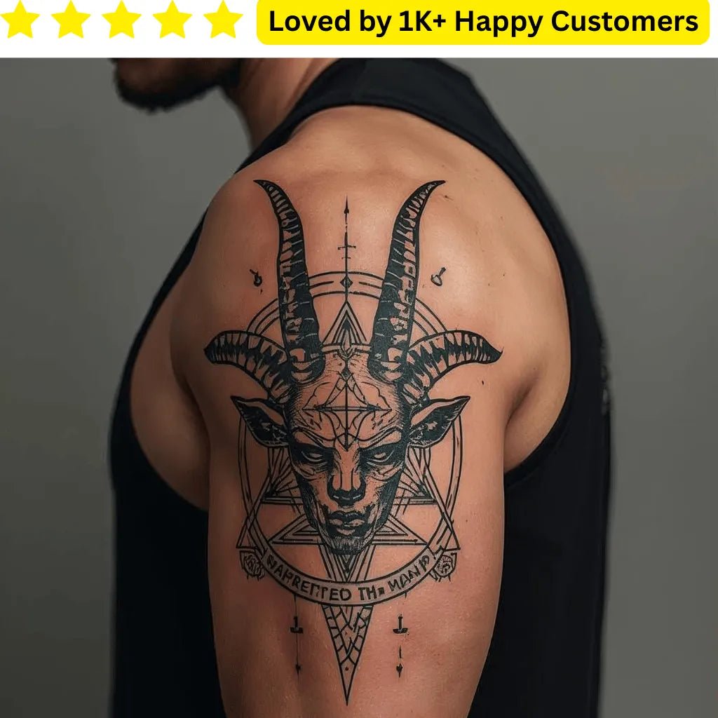 Custom Baphomet Tattoo | Artwork You Can Wear - TeMaRo™ 🇿🇦
