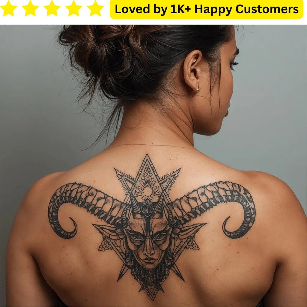Custom Baphomet Tattoo | Artwork You Can Wear - TeMaRo™ 🇿🇦