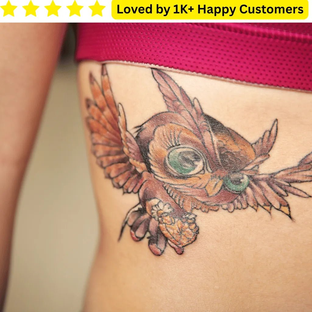 Custom Owl Tattoos – Meaningful, Safe &amp; Stylish - TeMaRo™