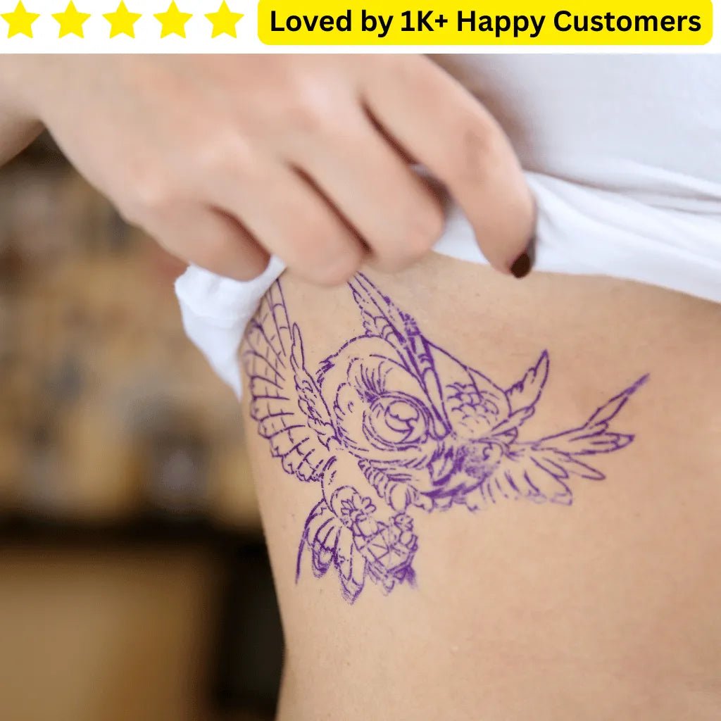 Custom Owl Tattoos – Meaningful, Safe &amp; Stylish - TeMaRo™