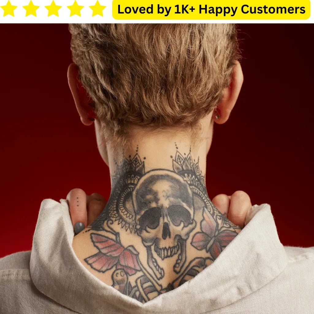 Tattoos Neck | Custom Temporary Tattoos For Style & Events - TeMaRo™ 🇿🇦