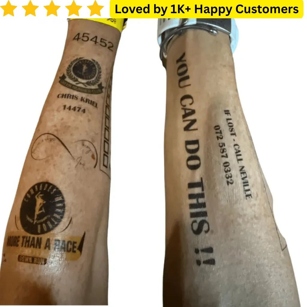 Custom Temporary Tattoo South Africa | Printed Fast, Delivered Nationwide - TeMaRo™ 🇿🇦