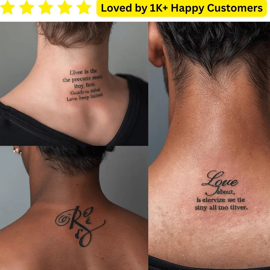 Tattoo Temporary Ink | Custom Artwork You Can Wear - TeMaRo™ 🇿🇦