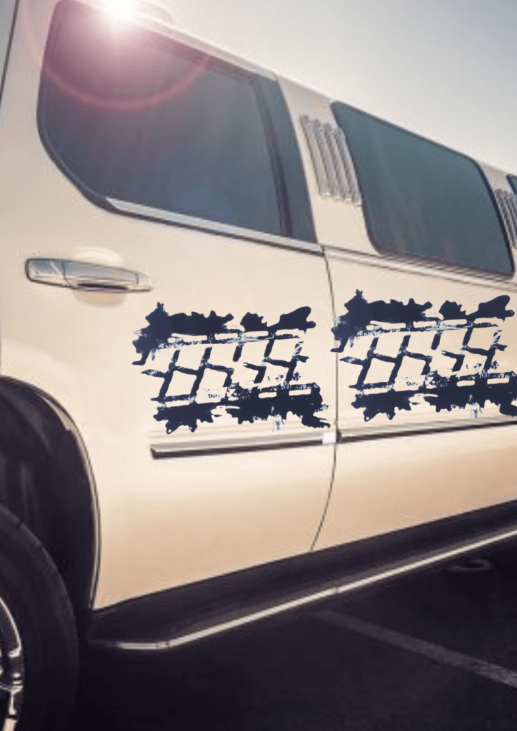 Decals Vehicle - Off Road Tyre Marks - TeMaRo™