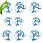 Dolphin Tattoo Simple | Custom Artwork You Can Wear - TeMaRo™ 🇿🇦