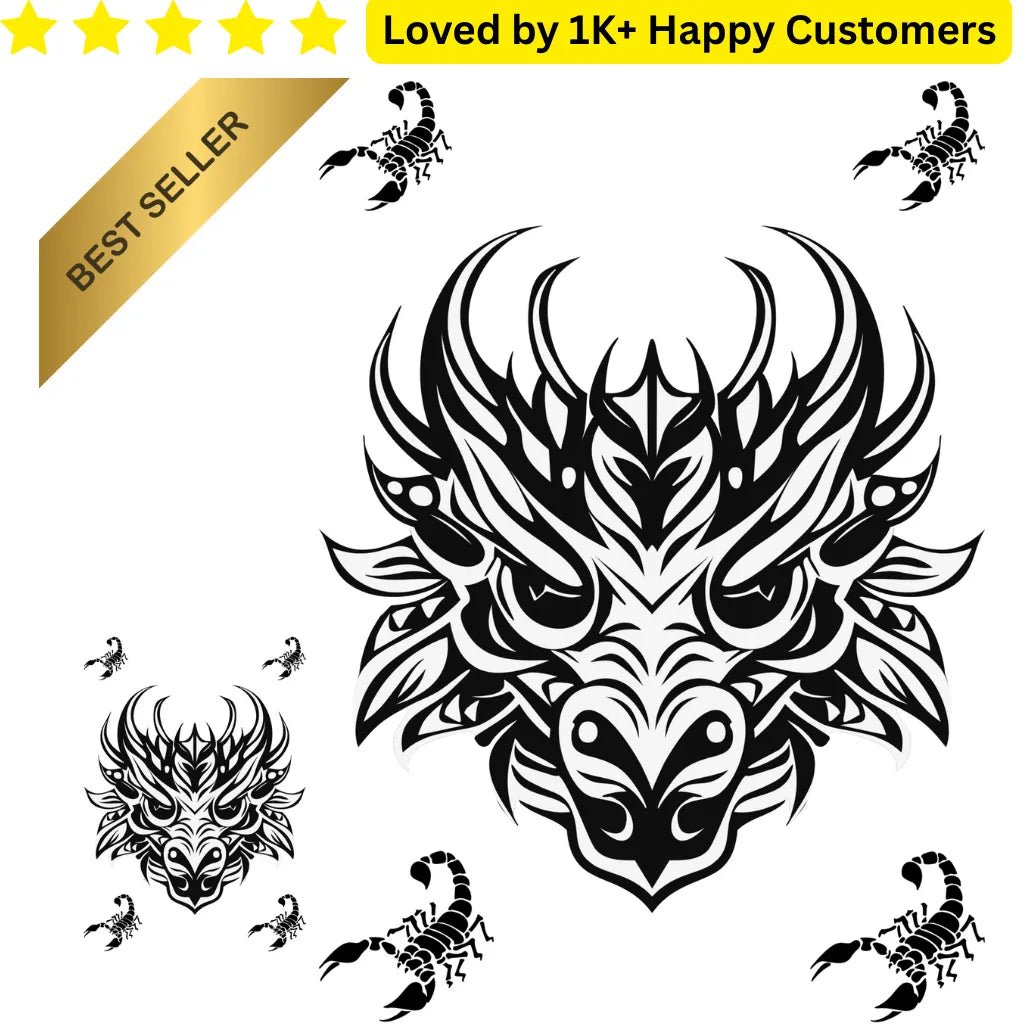 Dragon Tattoo Art – Custom Artwork You Can Wear - TeMaRo™ 🇿🇦