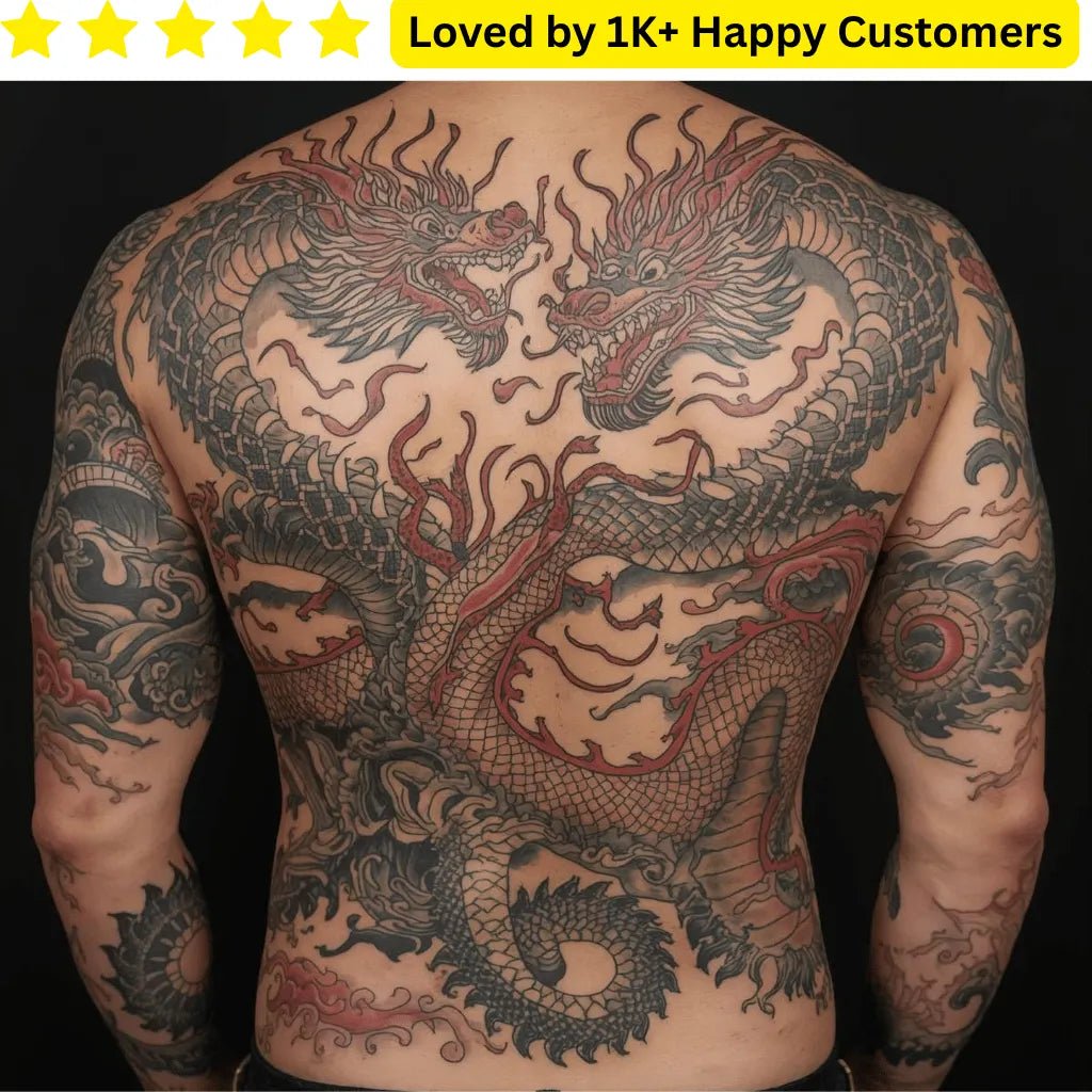 Dragon Tattoo Back | Custom Artwork You Can Wear - TeMaRo™ 🇿🇦