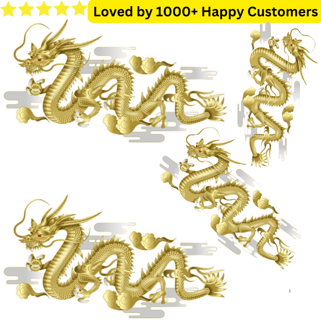 Dragon Tattoos Gold - TeMaRo™