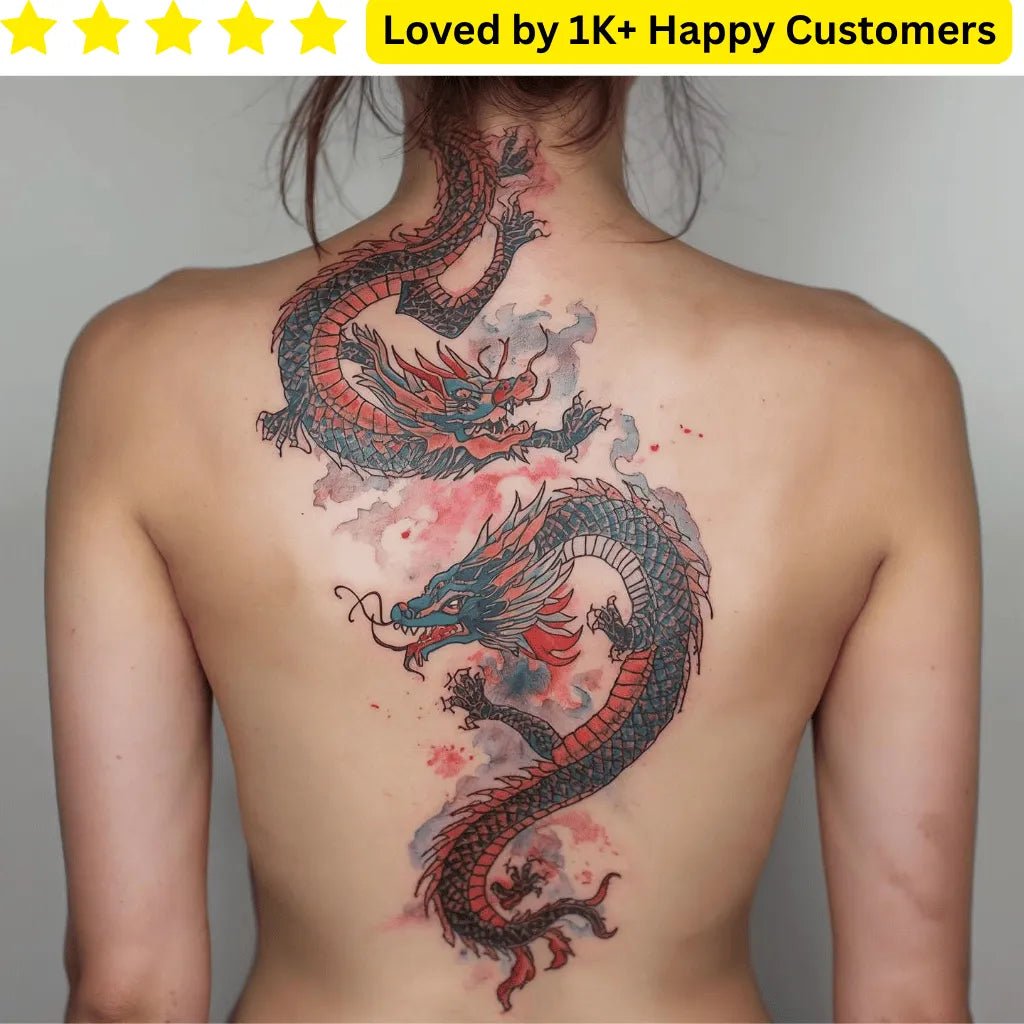 Dragon Tattoos on Back | Custom Artwork You Can Wear - TeMaRo™ 🇿🇦