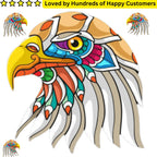 Eagle Temporary Tattoos – Bold, Durable & Festival - Ready - TeMaRo™