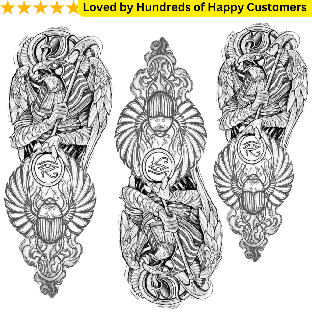 Egyptian God Tattoos for Men - TeMaRo™