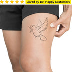 Elegant Tattoos for Ladies Dove on Thigh - TeMaRo™